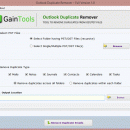 GainTools Outlook Duplicate Remover screenshot