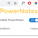 PowerNotes for Chrome screenshot