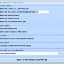 Paste Clipboard To File Software screenshot
