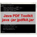 VeryUtils Java PDF Toolkit Command Line screenshot