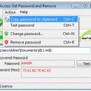 Access Get Password and Remove screenshot