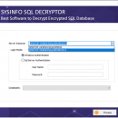 SQL Decryptor Tool screenshot