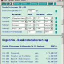 Baukosten + Honorar screenshot