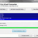MSG File Converter to VCF screenshot