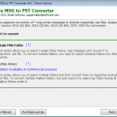 MSG to PST Converter screenshot