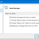 ReliefJet Quick Warnings for Outlook screenshot