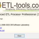 Advanced ETL Processor Professional screenshot