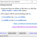 Batch Convert Tsv to Json Software screenshot