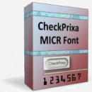 CheckPrixa MICR E13B Font screenshot