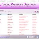 Social Password Decryptor screenshot