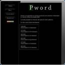 Pword screenshot