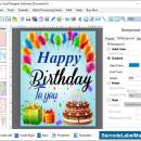 Printable Birthday Cards Creator screenshot