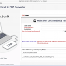 MacSonik Gmail to PDF Converter for Mac screenshot
