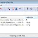 Acronym Decoder screenshot