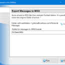 Export Messages to MSG for Outlook screenshot