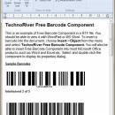TechnoRiver Free Barcode Software Component screenshot