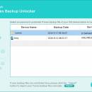 UUkeys iTunes Backup Unlocker screenshot