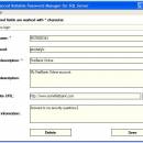 Advanced Rel Password Manager SQL Server screenshot