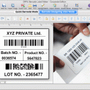 Excel MacOS Barcode Labeling Software screenshot