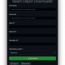 SteamDepotDownloaderGUI screenshot