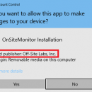 OnSiteMonitor screenshot