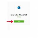 Character Map UWP screenshot