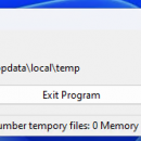 GiMeSpace RAM Temp Folder screenshot