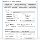 Black Ice TIFF/Monochrome Printer Driver screenshot