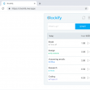 Clockify Time Tracker for Chrome screenshot