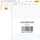 ActiveBarcode screenshot