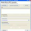 Birdie MSG to PDF Converter screenshot