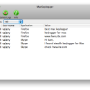 Keylogger for Mac OS X screenshot