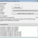 AnalogX ACM Properties screenshot