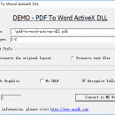 AzSDK PDF To Word ActiveX DLL screenshot
