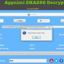 Appnimi SHA256 Decrypter screenshot