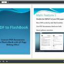 FlipPDF PDF to Flashbook screenshot