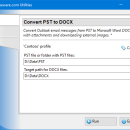 Convert PST to DOCX for Outlook screenshot