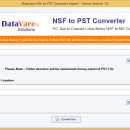 Datavare NSF to PST Converter screenshot