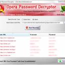 Opera Password Decryptor screenshot