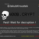 Avast Decryption Tool for NoobCrypt Ransomware screenshot