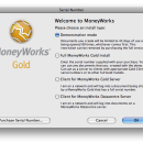 MoneyWorks Cashbook for Mac OS X screenshot