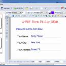 A-PDF Filler screenshot