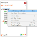 RealPopup LAN chat screenshot