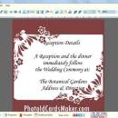 Wedding Cards Maker Program screenshot