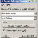 Power Scheme Toggler screenshot