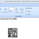 SSRS Data Matrix Barcode Generator screenshot