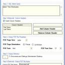 Advanced Access To PDF Table Converter screenshot