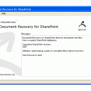 Document Recovery for SharePoint screenshot