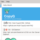 CopyQ for Mac OS X screenshot