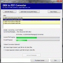 Converting .DBX into .PST screenshot